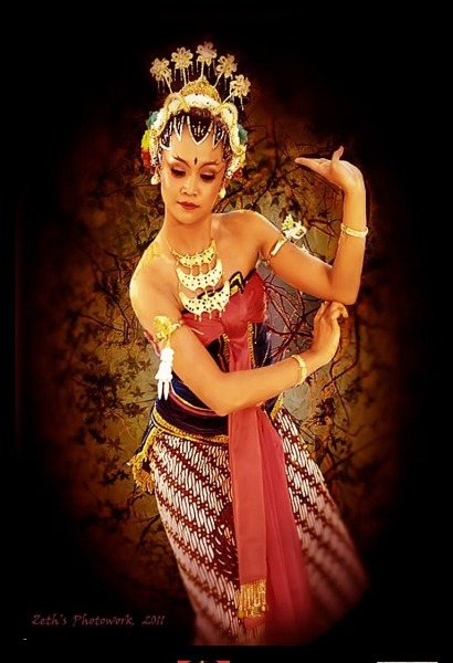 baju adat jawa kemben Original Bedhaya angron akung Dance Javanese Classical Dance